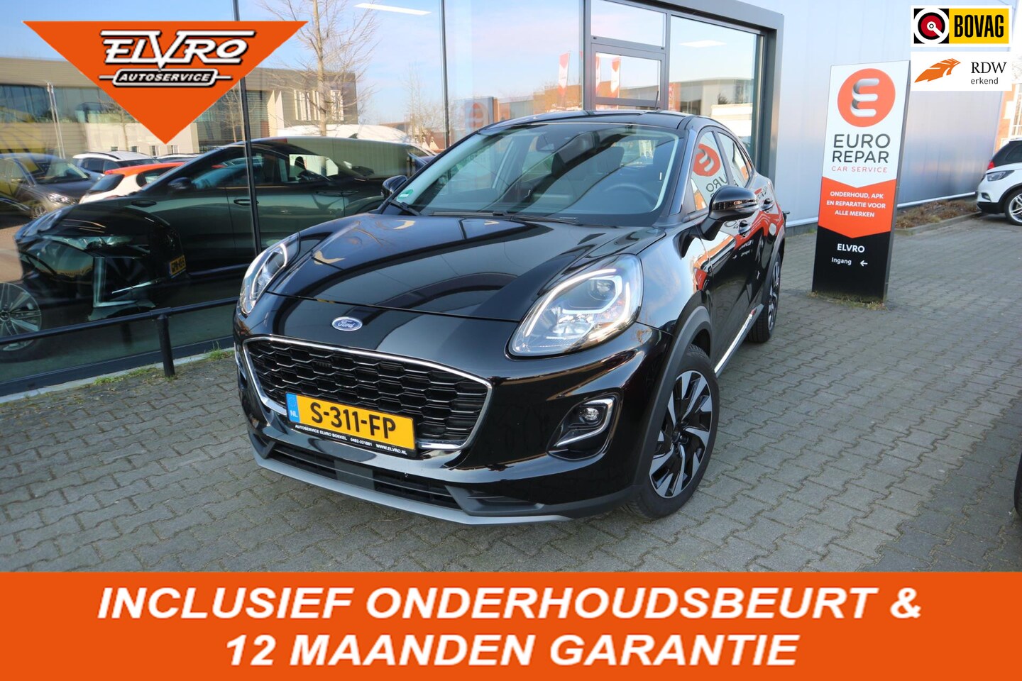 Ford Puma - 1.0 EcoBoost Hybrid Titanium NAVI PDC CRUISE STOEL/STUURVERW TREKHAAK RIJKLAARPRIJS!! - AutoWereld.nl