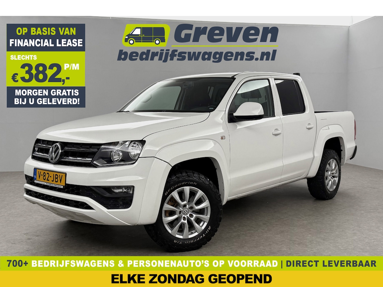 Volkswagen Amarok - 3.0 V6 TDI 204PK 3000Kg Trekgew. Airco Cruise Carplay Laadbak 17''LMV Elektrpakket - AutoWereld.nl