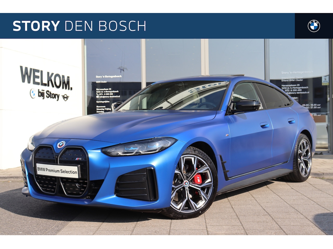 BMW i4 - M50 High Executive / Schuif-kanteldak / Trekhaak / Laserlight / Comfort Access / Parking A - AutoWereld.nl