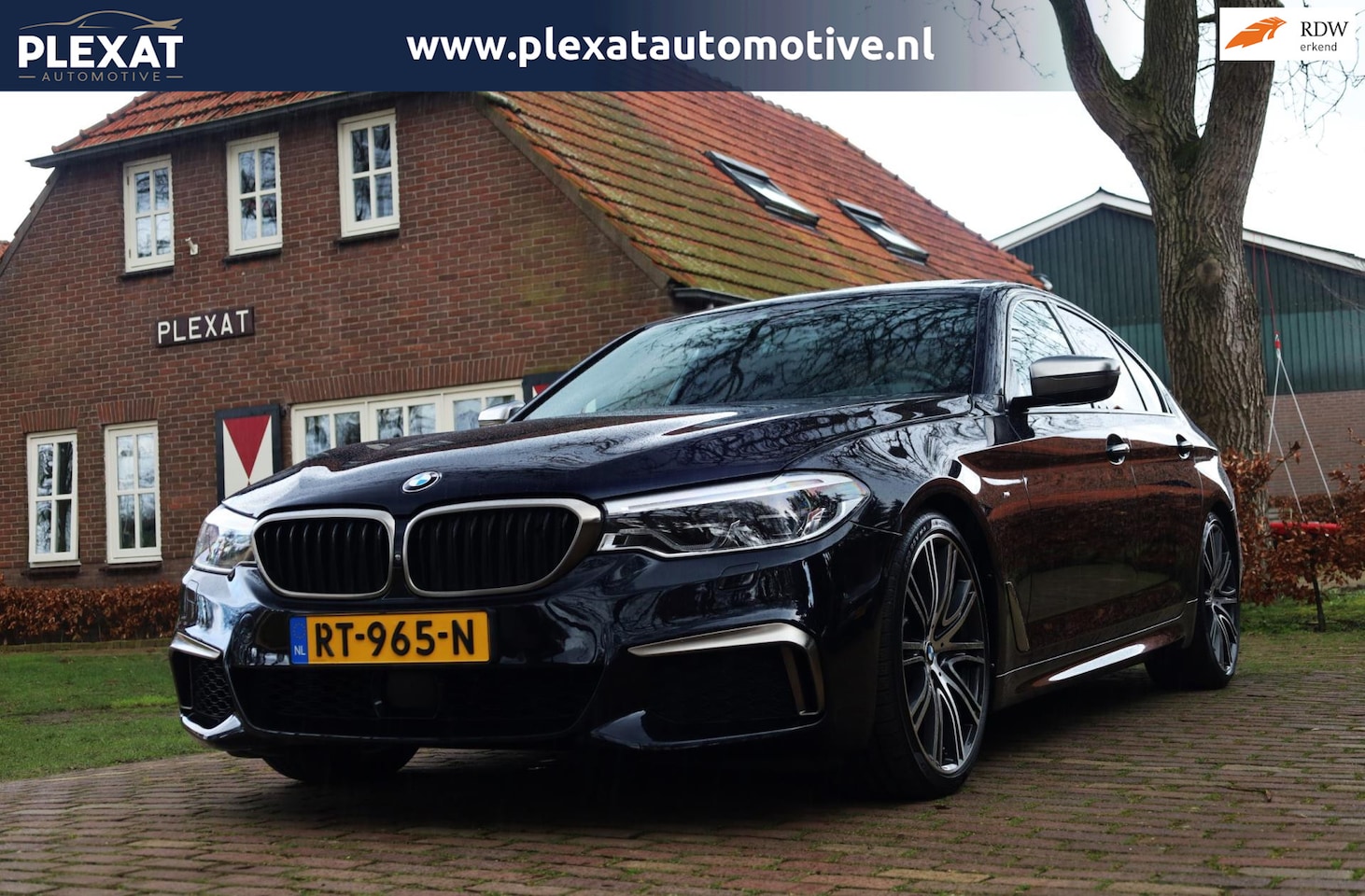 BMW 5-serie - M550i xDrive High Executive Aut. | M-Pakket | Panorama | Bowers & Wilkins | Nightvision | - AutoWereld.nl