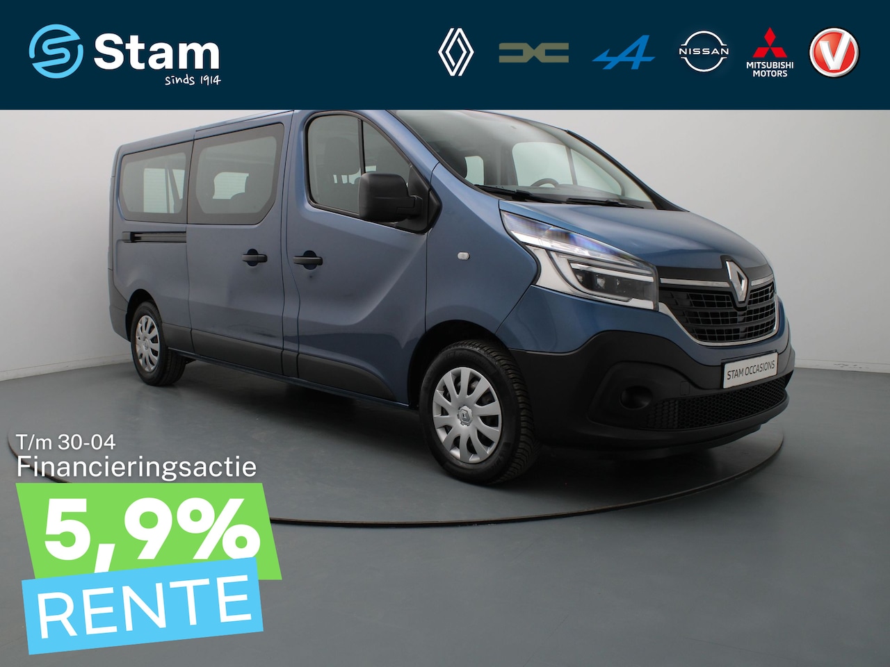 Renault Trafic Passenger - dCi 120pk Grand Zen Airco | Navi | Parkeersensoren A. - AutoWereld.nl
