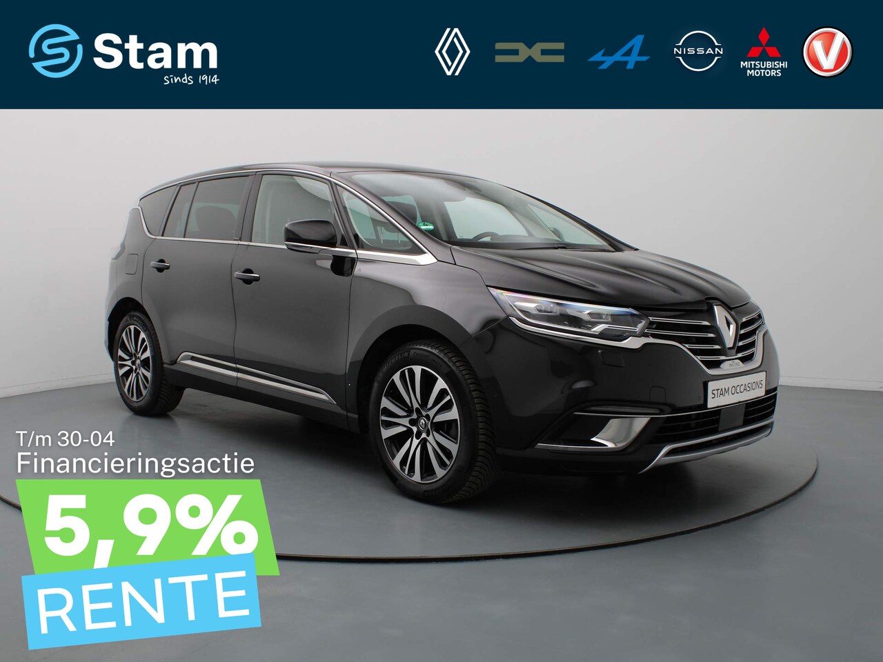 Renault Espace - TCe 225pk Initiale Paris 5p. EDC/Automaat Adapt. Cruise | Bose | Glazen dak | Leder | Navi - AutoWereld.nl