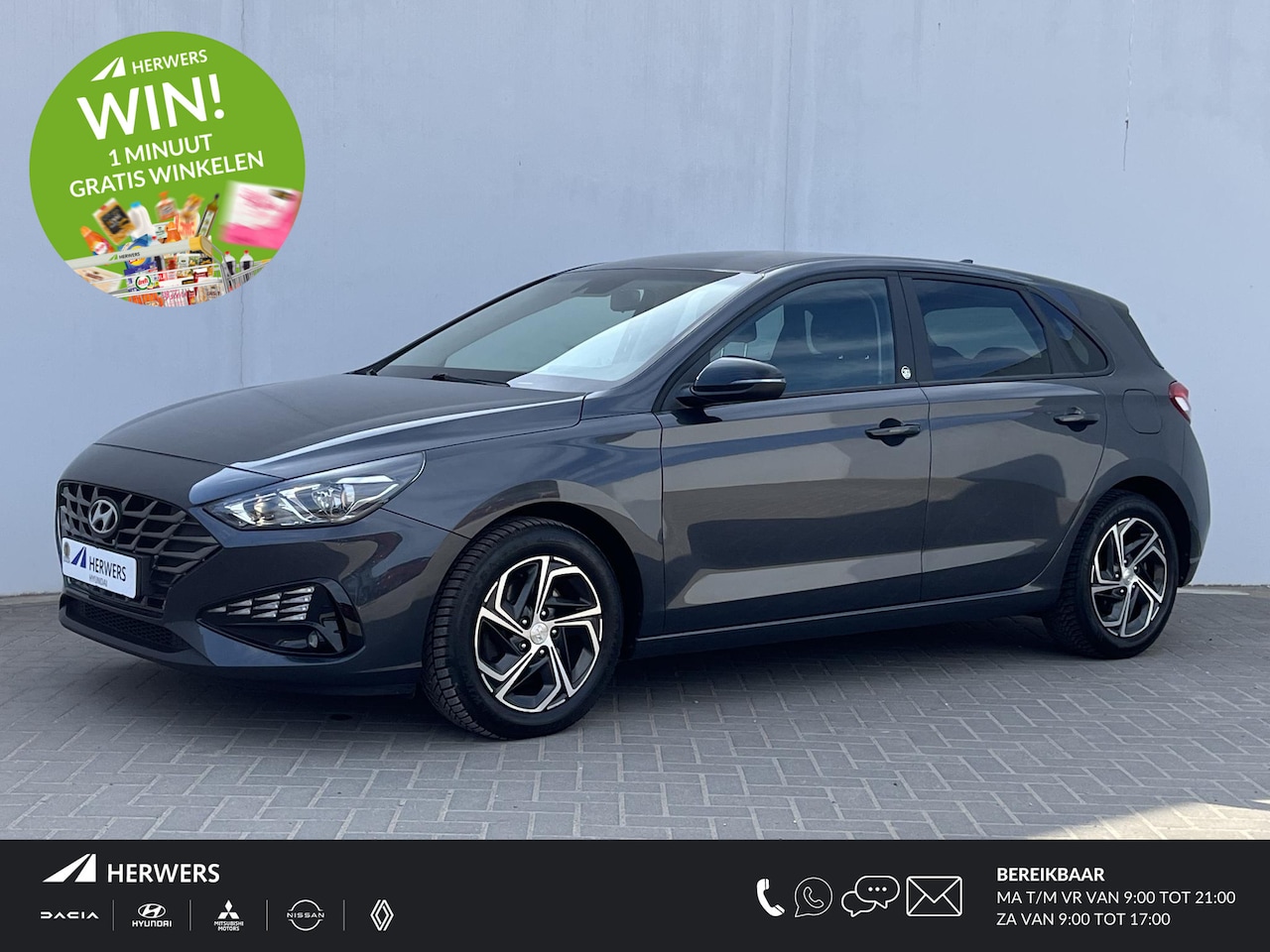 Hyundai i30 - 1.0 T-GDI Comfort / Trekgewicht 1.200 kg / Stuur- en stoelverwarming / Navigatie via Apple - AutoWereld.nl