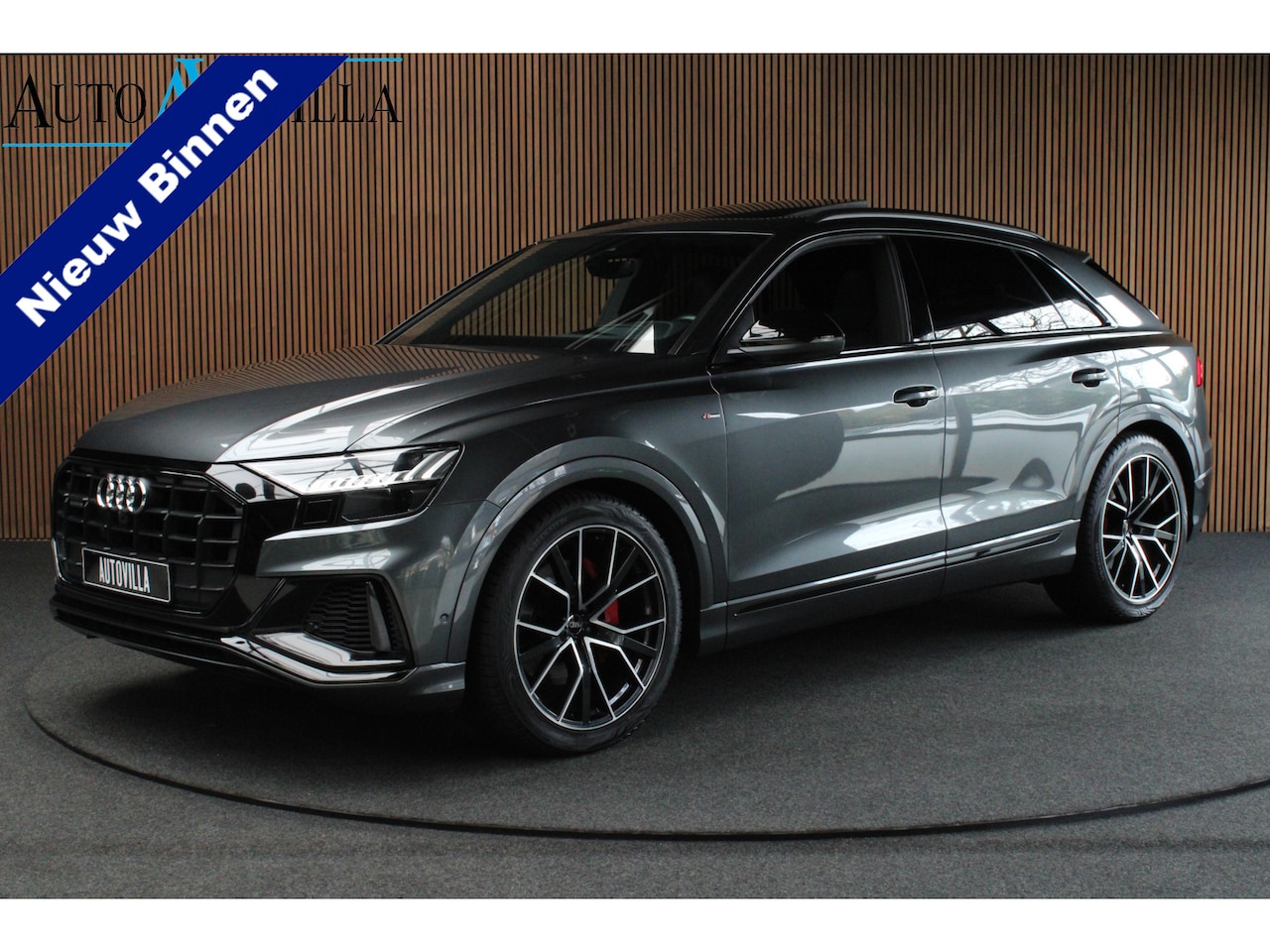 Audi Q8 - 55 TFSI quattro S-line 360° HUD B&O Panodak ACC 22'' LM velgen Memory Climate voor en acht - AutoWereld.nl