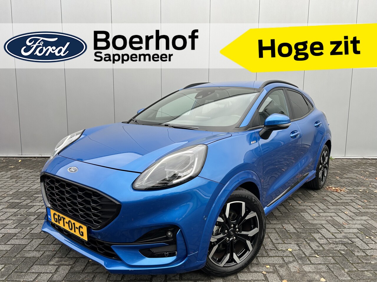 Ford Puma - EcoBoost Hybrid 125 pk ST-Line X | B&O | Half leer | 18" | Camera | Apple Carplay | Navi | - AutoWereld.nl