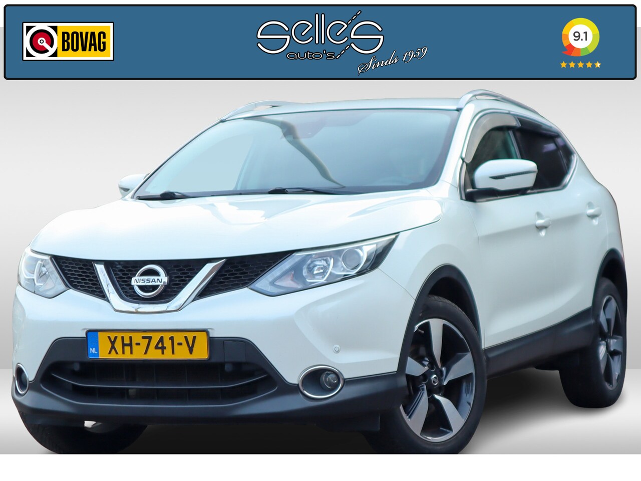 Nissan Qashqai - 1.2 Connect Edition | Trekhaak | DAB Radio | 360 Camera | Keyless - AutoWereld.nl