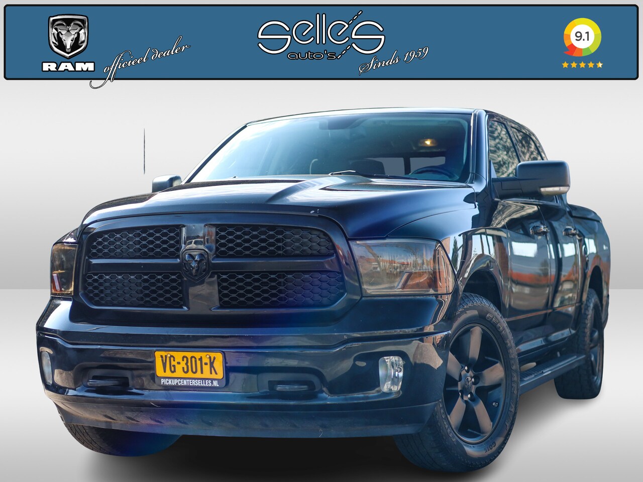 Dodge Ram 1500 - 3.6 V6 Crew Cab 5'7 Schuif-/kantel dak | 4x4 | Stoelverwarming - AutoWereld.nl