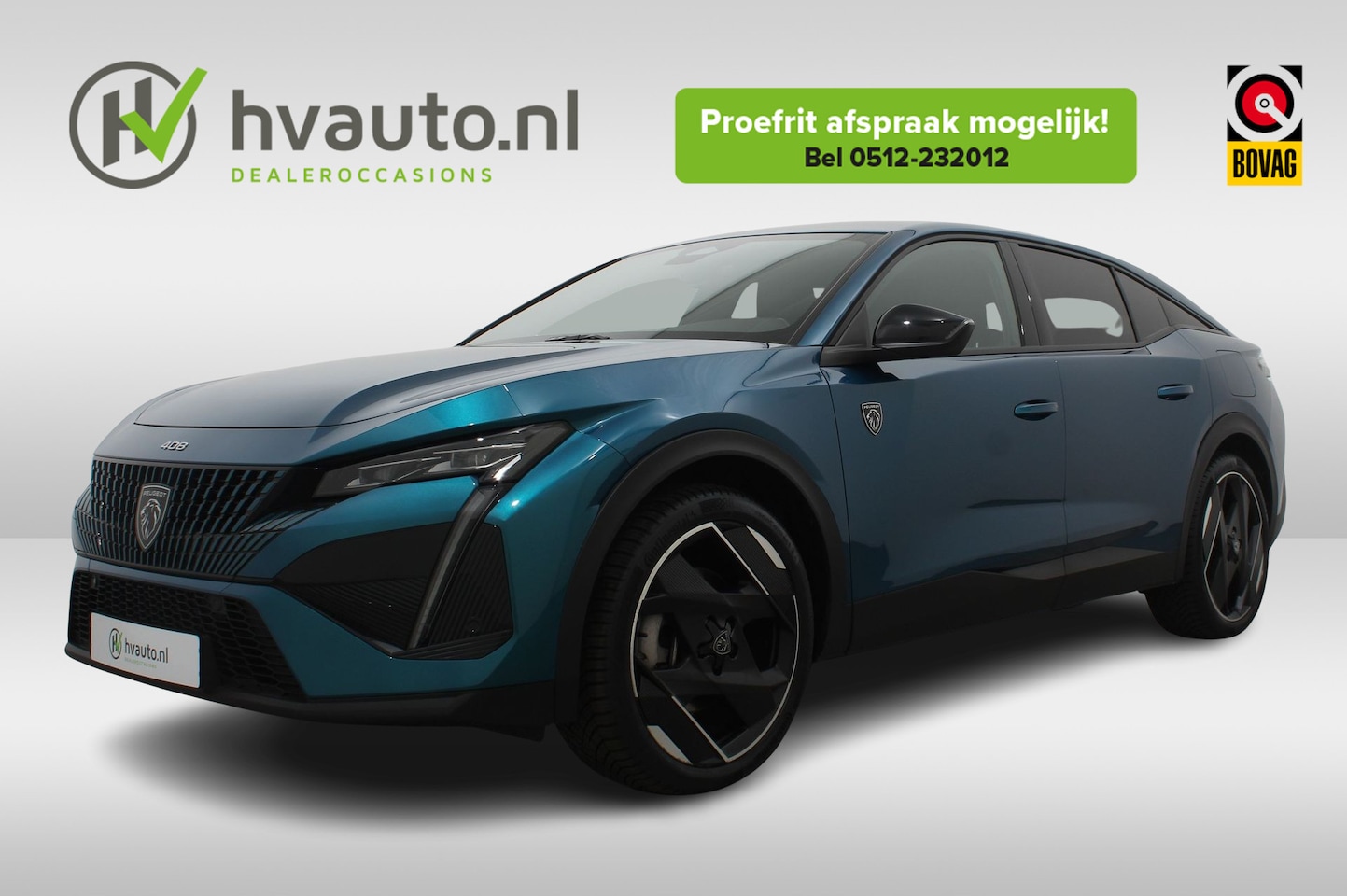 Peugeot 408 - 1.6 HYBRID GT 180PK EAT8 | Nappa Leder | Massage | Night Vision | 20 inch - AutoWereld.nl