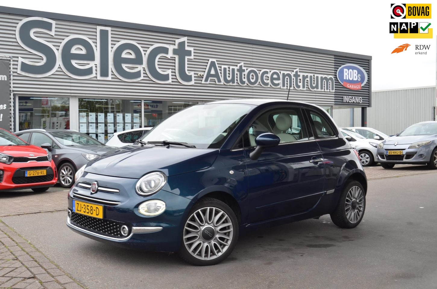 Fiat 500 - 1.2 LoungeCLIMA|PANODAK|CRUISE|BLUETOOTH - AutoWereld.nl