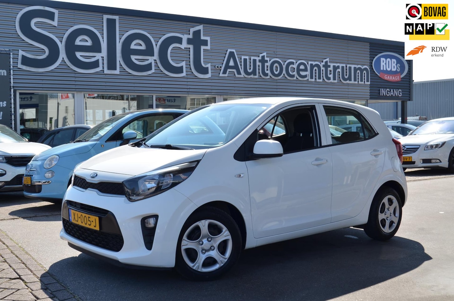 Kia Picanto - 1.0 CVVT EconomyPlusLineAIRCO|DEALERONDERHL|BLUETOOTH|ZEER ZUINIG - AutoWereld.nl