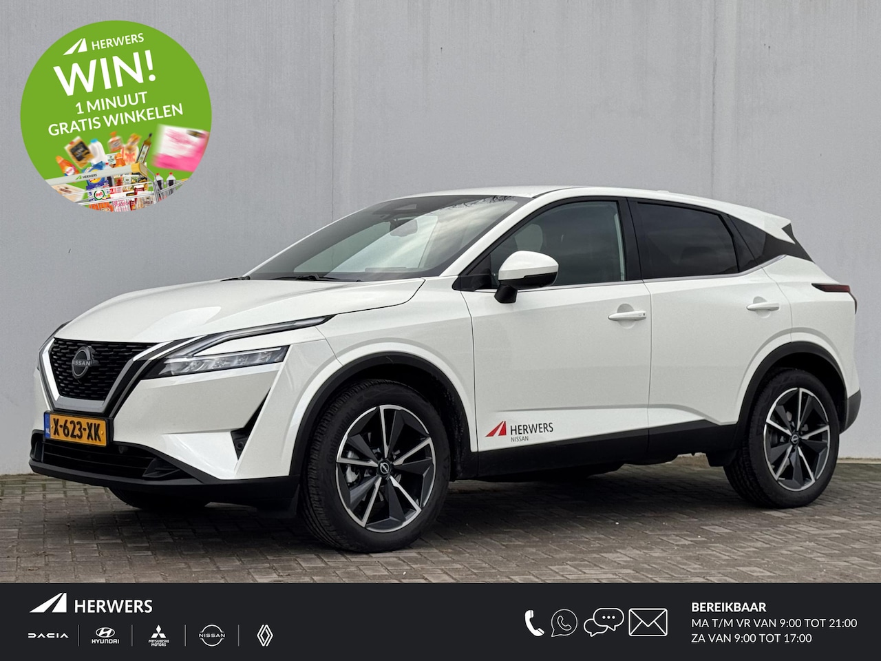 Nissan Qashqai - 1.3 MHEV Xtronic Tekna / Automaat / Navigatie / Climate Control / Adaptive Cruise Control - AutoWereld.nl