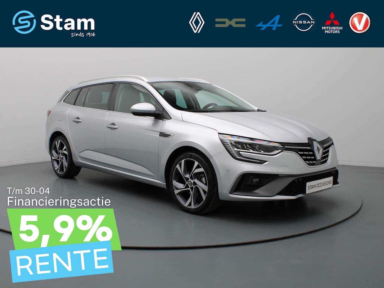 Renault Mégane E-Tech - Estate Plug-In Hybrid 160pk R.S. Line Adapt. cruise | Climate | Head-Up | Navi | Parksens. - AutoWereld.nl