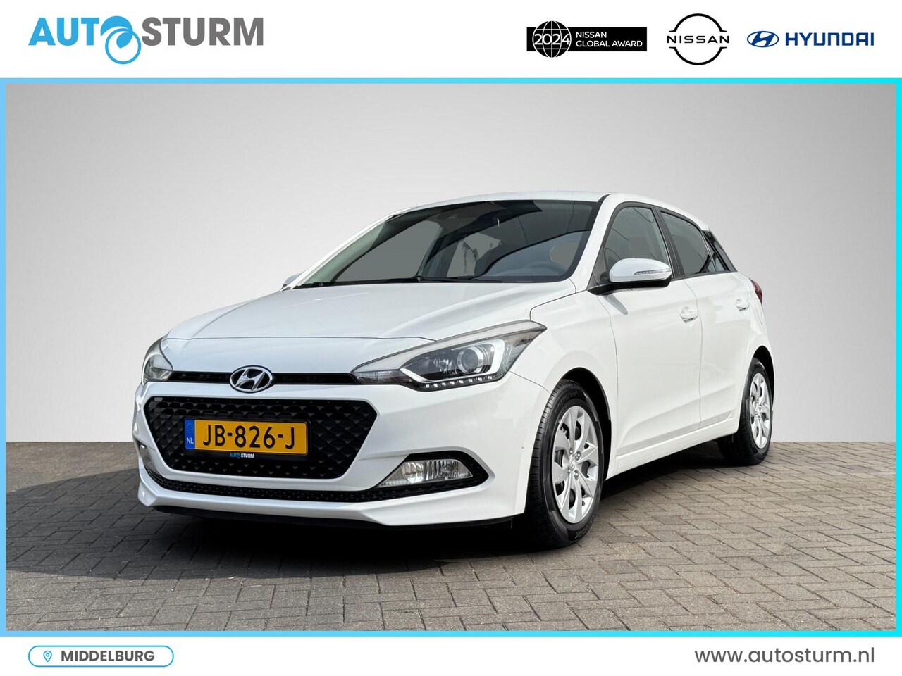 Hyundai i20 - 1.2 HP i-Motion | Airco | Cruise Control | Radio-CD/MP3 Speler | Bluetooth Tel. | Park. Se - AutoWereld.nl
