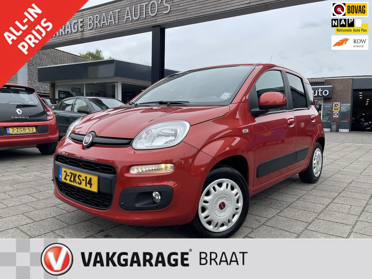 Fiat Panda - 0.9 TwinAir l CLIMA l PARK. SENS. l BLUETOOTH l RIJKLAAR! - AutoWereld.nl