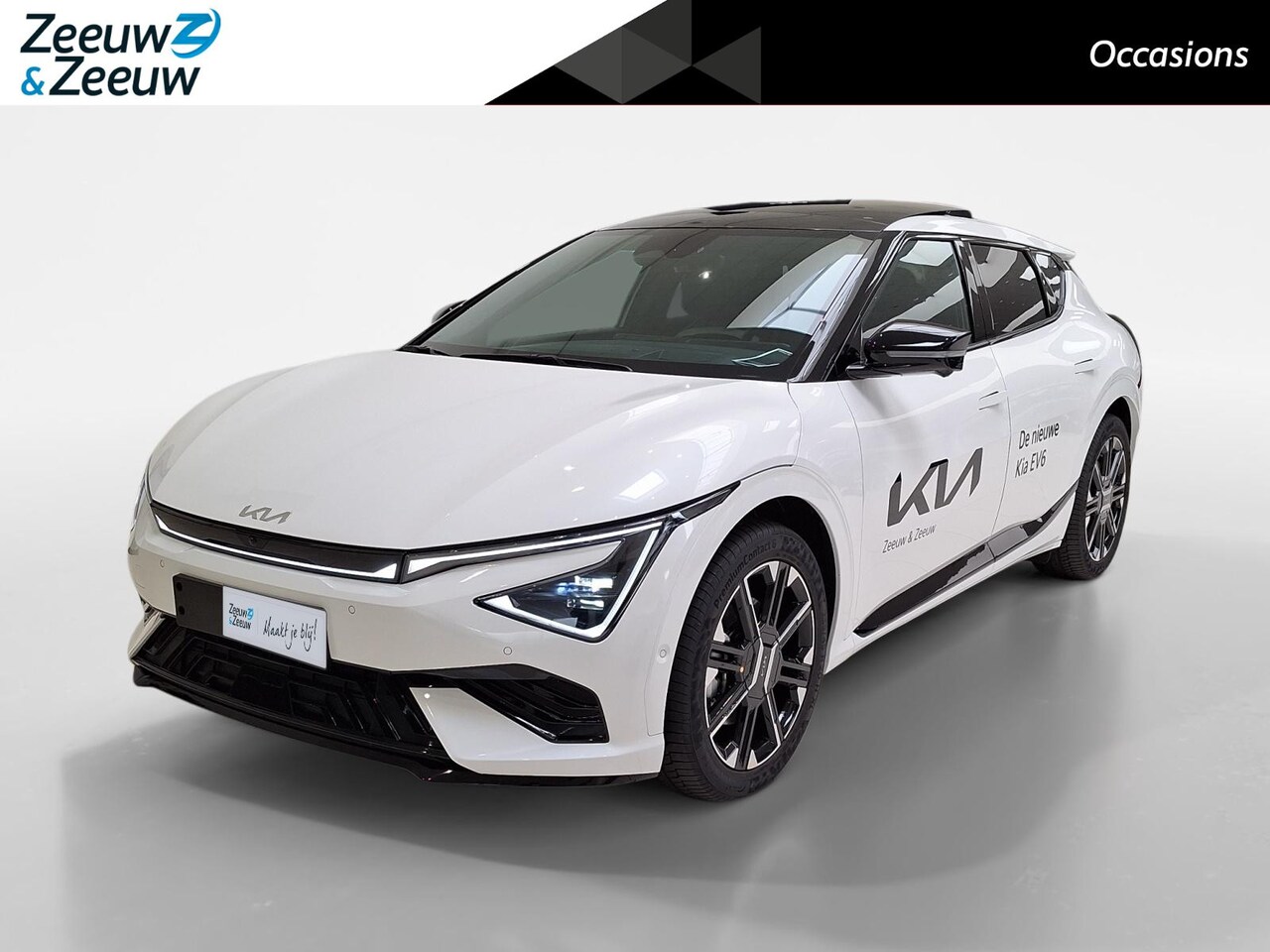 Kia EV6 - Kia EV6 GT-Line 84.0kWh Elektromotor 168kW (A) Demonstratie auto | Duurste uitvoering - AutoWereld.nl