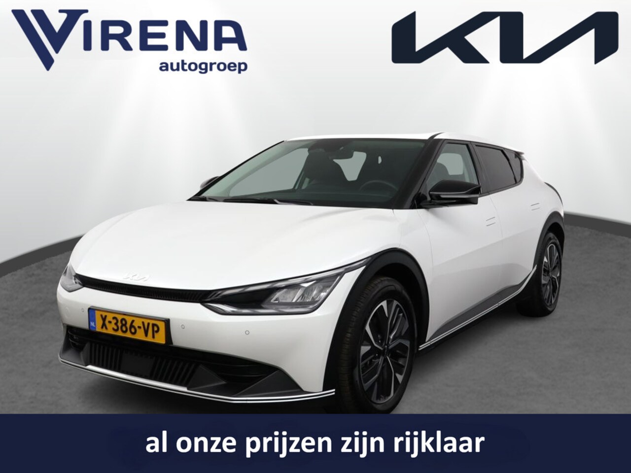Kia EV6 - Light Edition 58 kWh - Navigatie - Adaptive cruise control - Trekhaak - Stoel/Stuur verwar - AutoWereld.nl