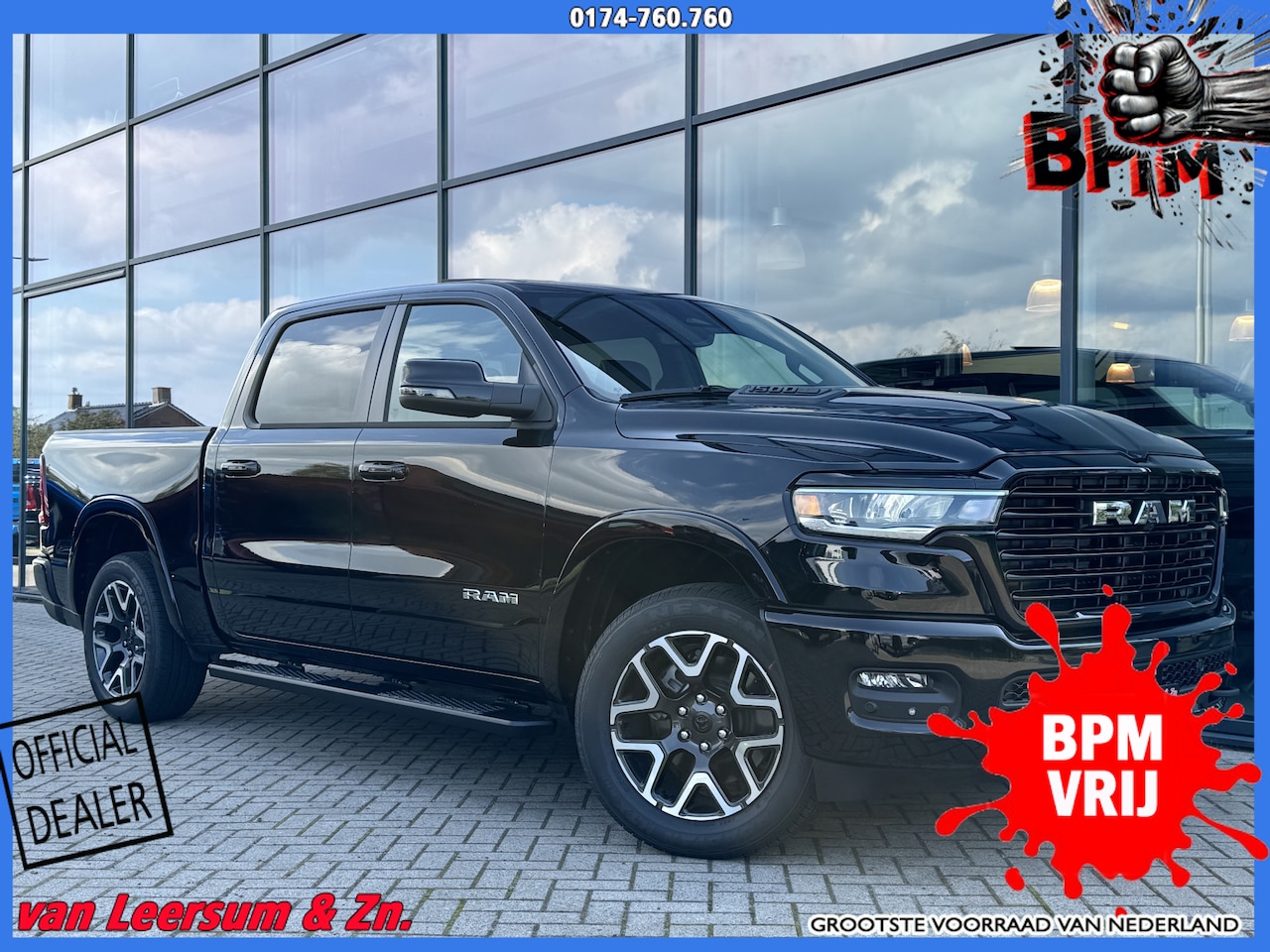 Dodge Ram Pick Up - Laramie Sport Hurricane | Pano | Alpine | Achteruitrijcamera - AutoWereld.nl