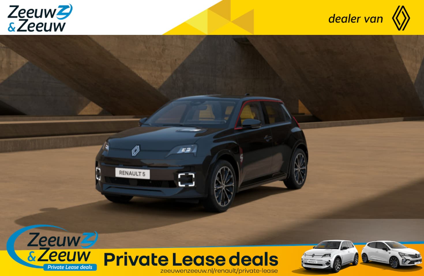 Renault 5 - comfort range iconic cinq 52 kWh Renault 5 iconic cinq 52 kWh NU LEVERBAAR 2025 rijden! - AutoWereld.nl
