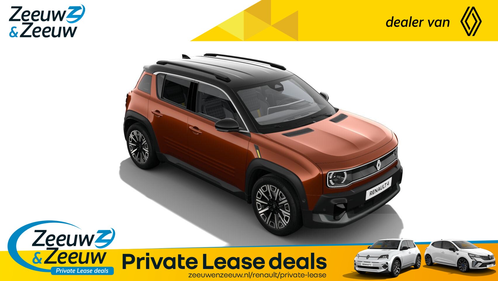 Renault 4 - comfort range iconic 52 kWh | NIEUW TE BESTELLEN NU MET €1.000,- SALE & SALE KORTING!!! - AutoWereld.nl