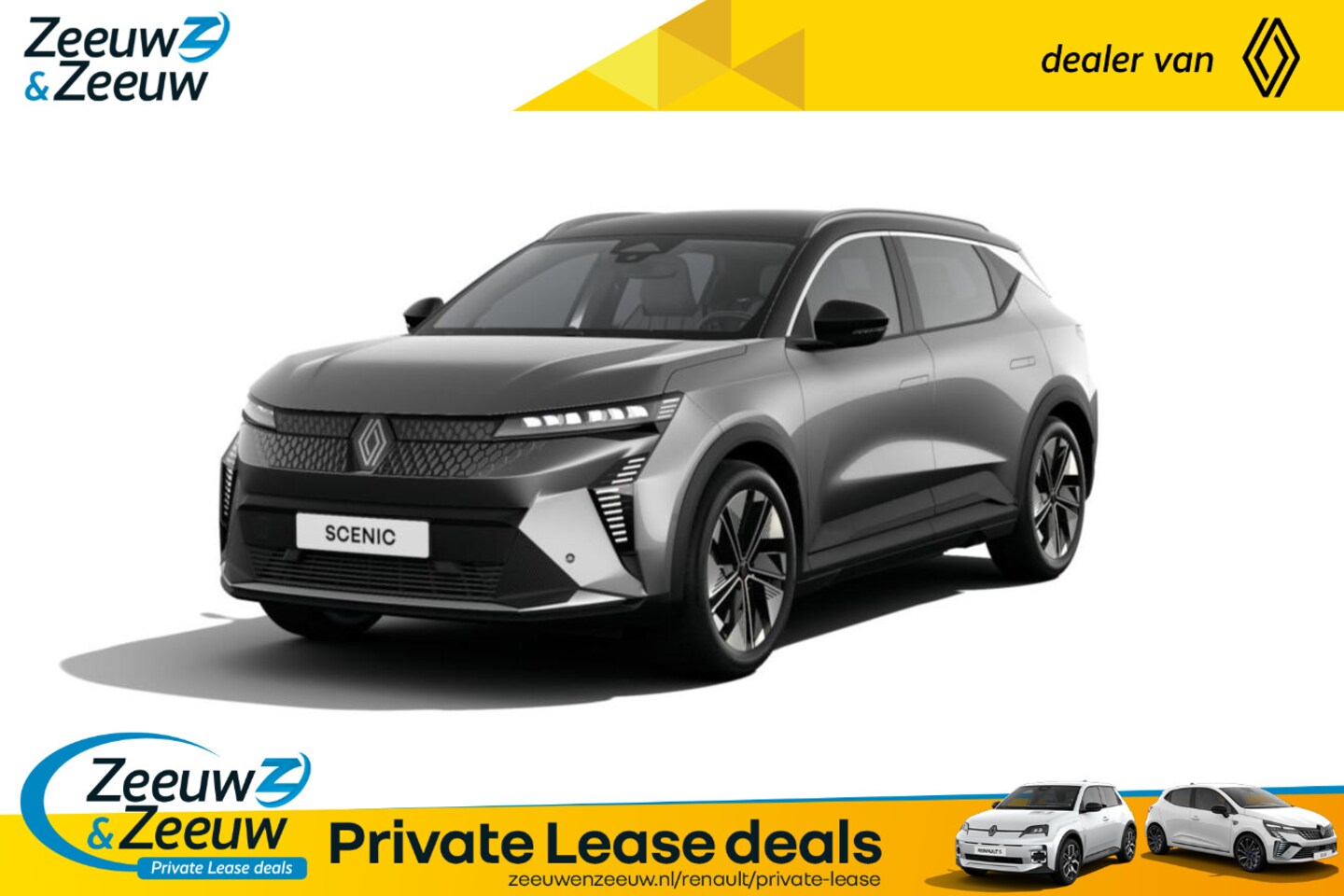 Renault Scenic E-Tech - (Z&Z Renault Private Lease Actie v.a. € 539,-) EV60 comfort range techno | Wij maken graag - AutoWereld.nl