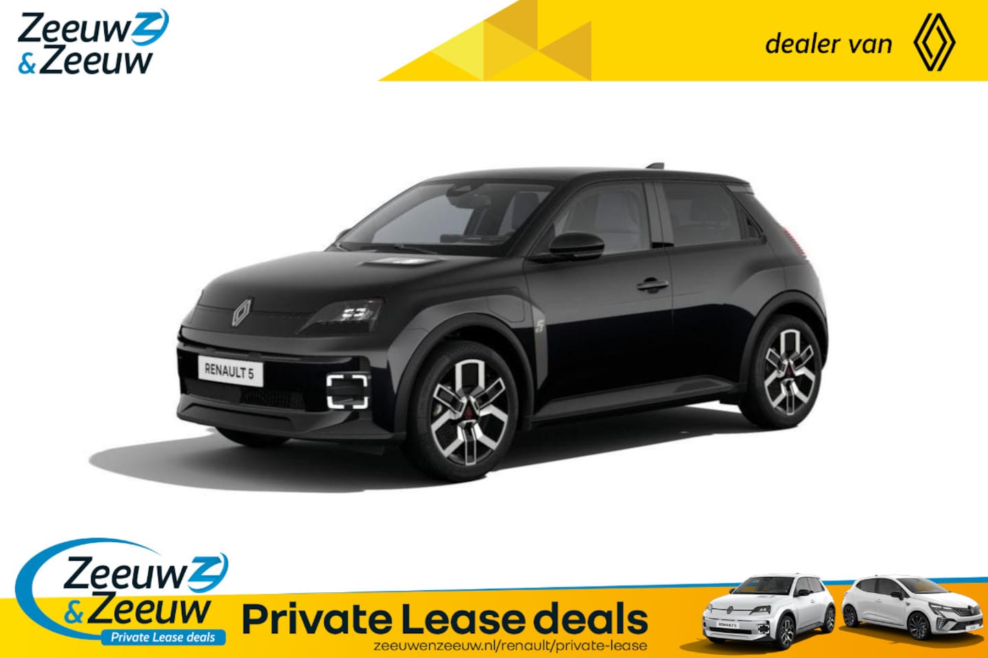 Renault 5 - (Z&Z Renault Private Lease Actie vanaf €379,-) urban range techno 40 kWh | Auto van het Ja - AutoWereld.nl