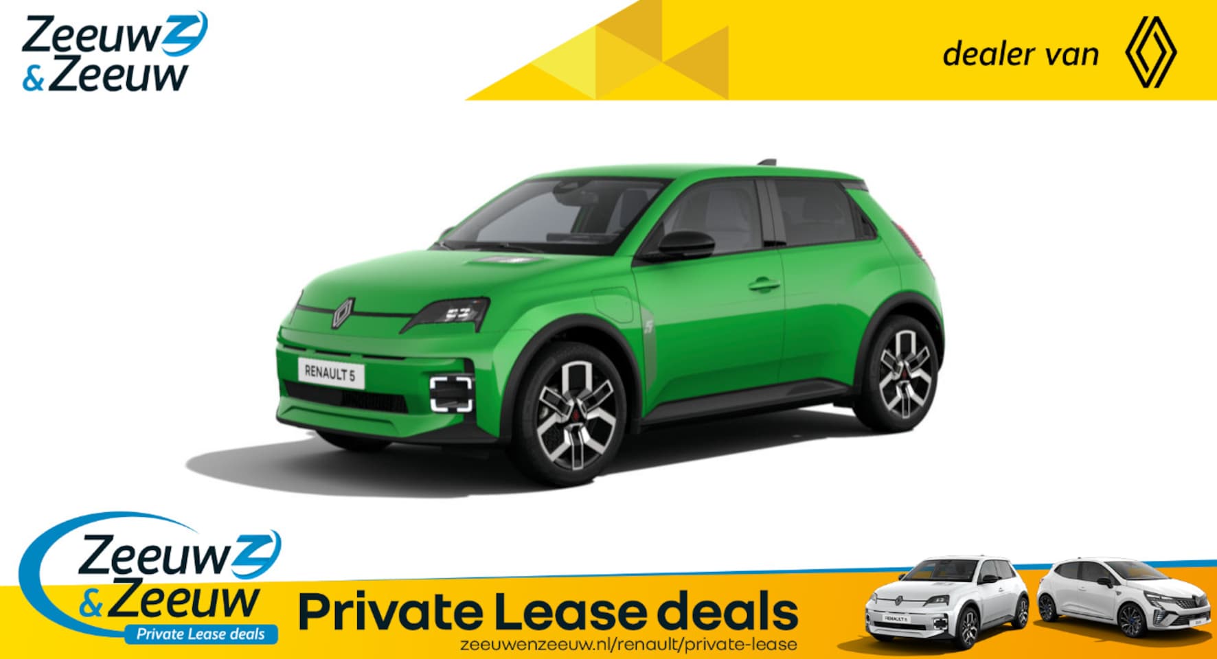 Renault 5 - (Z&Z Private lease actie vanaf €424,-) comfort range techno 52 kWh | Auto van het Jaar 202 - AutoWereld.nl