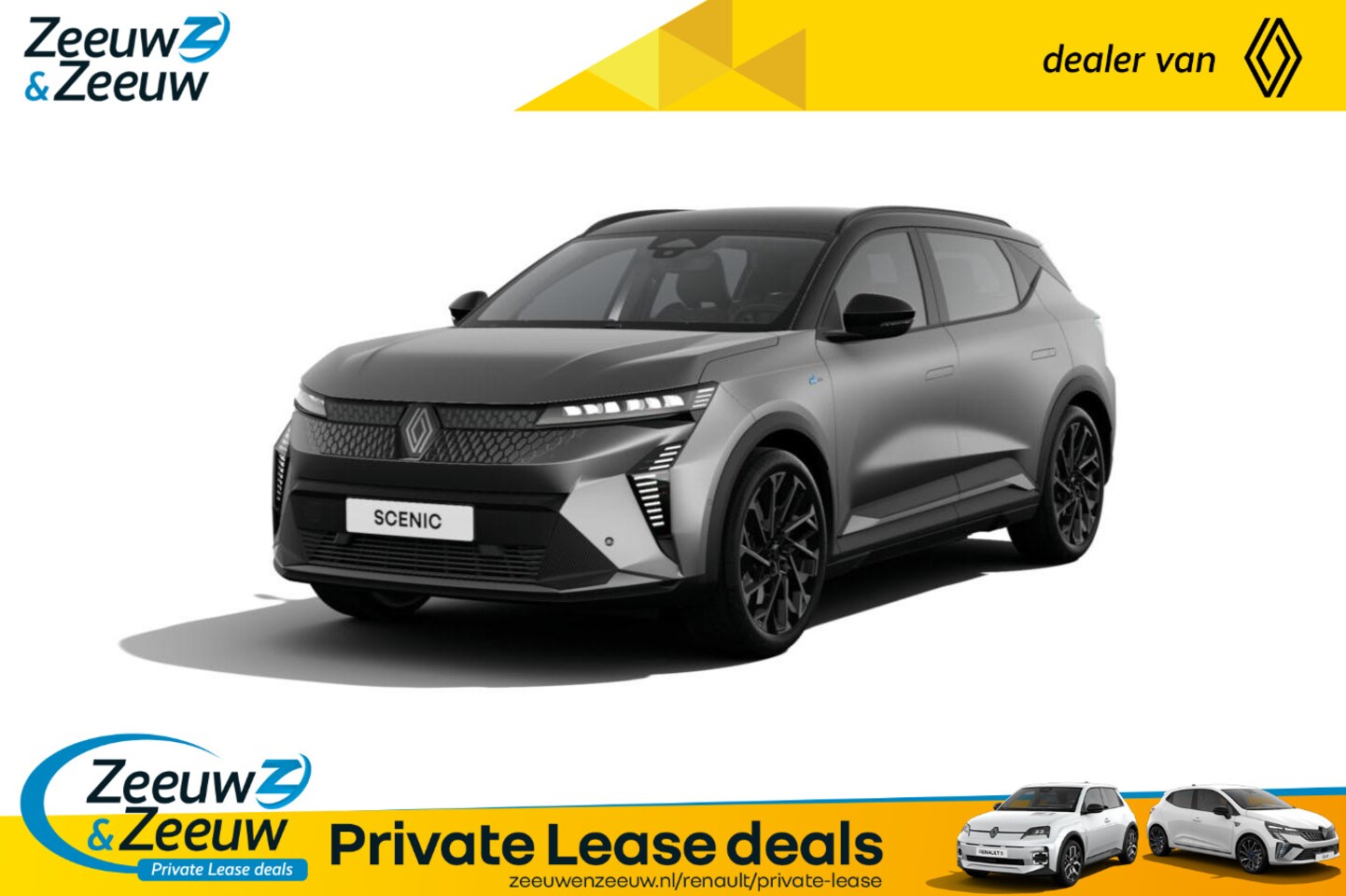Renault Scenic E-Tech - EV87 long range esprit Alpine Nu 1x uit voorraad leverbaar met €2.000,- EXTRA Zeeuw & Zeeu - AutoWereld.nl