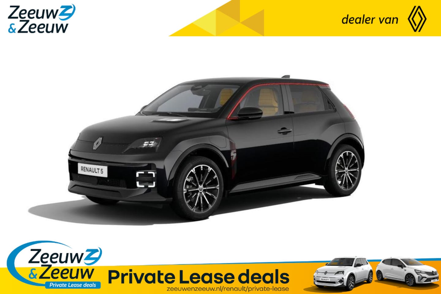Renault 5 - (Z&Z Renault Private Lease actie vanaf € 399,-) urban range iconic cinq 40 kWh | Auto van - AutoWereld.nl