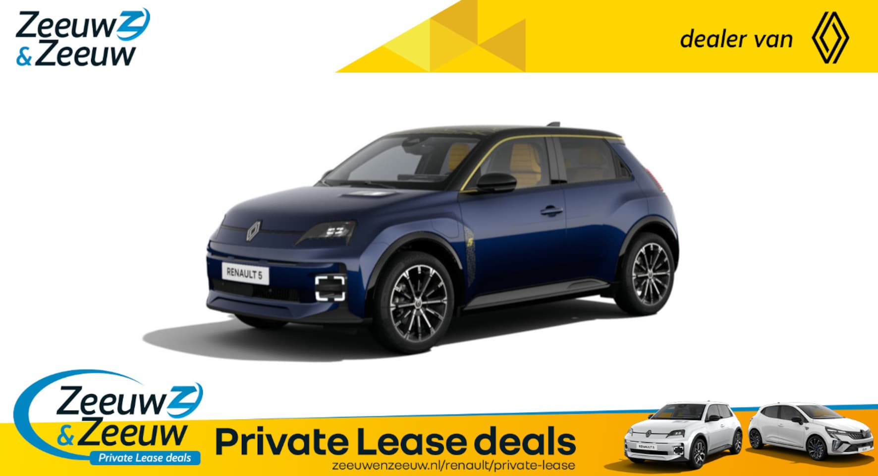Renault 5 - (Z&Z Renault Private Lease Actie v.a. € 439,-) Comfort Range Iconic cinq | Auto van het Ja - AutoWereld.nl