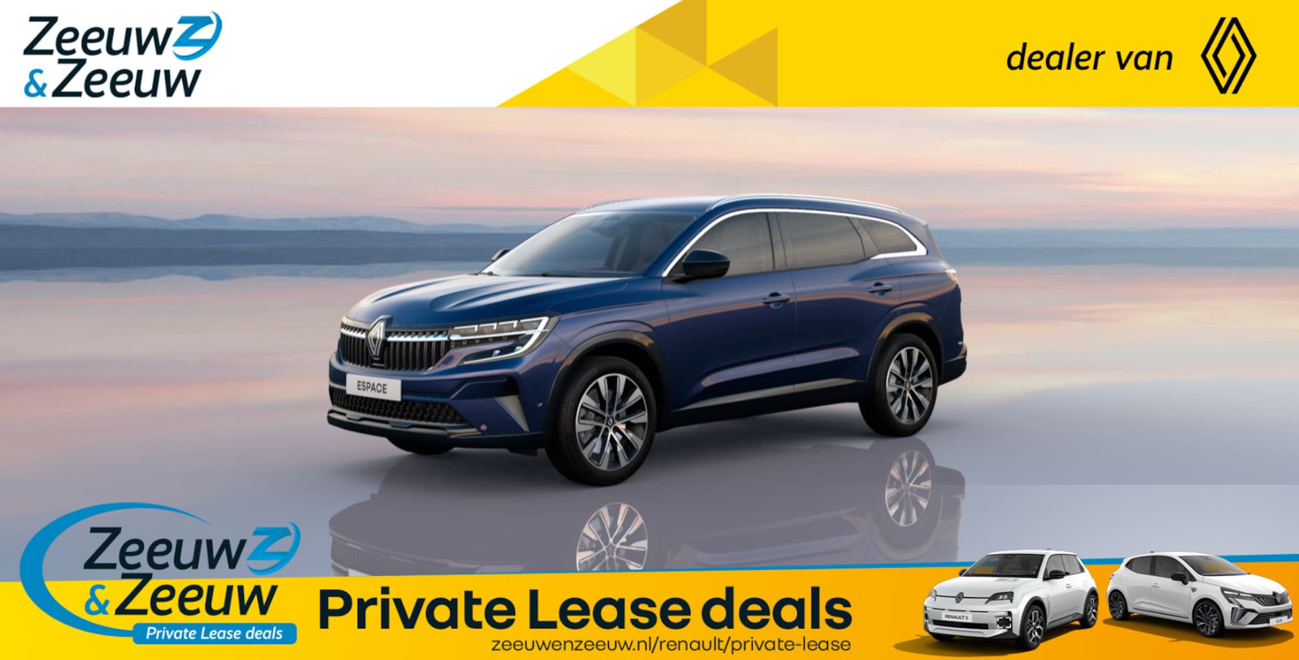 Renault Espace - E-Tech full hybrid 200 techno 5p. | Nu leverbaar met €2.000,- extra Zeeuw & Zeeuw voorraad - AutoWereld.nl
