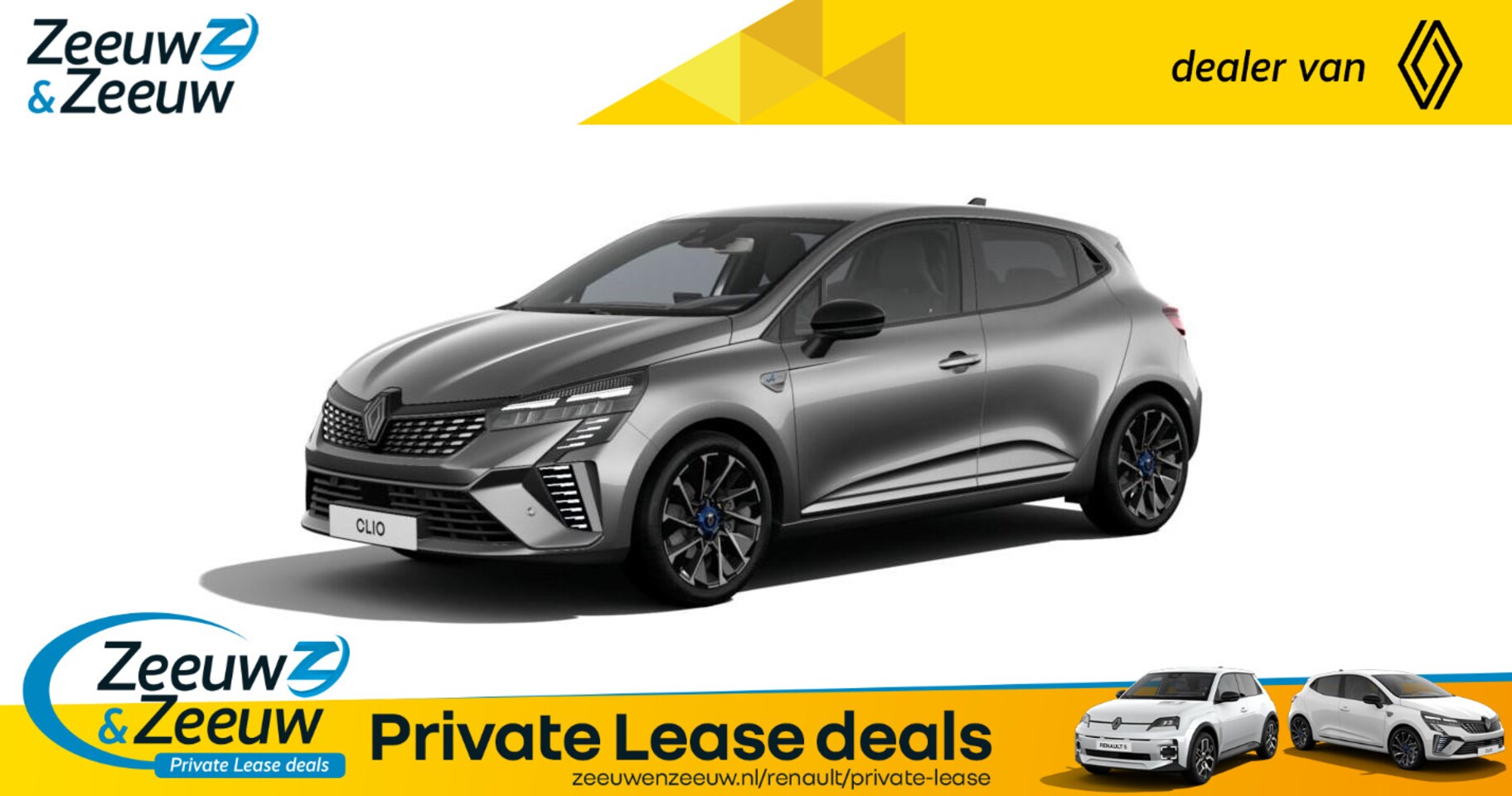 Renault Clio - 1.6 E-Tech Full Hybrid 145 esprit Alpine Uit voorraad leverbaar op = op - AutoWereld.nl