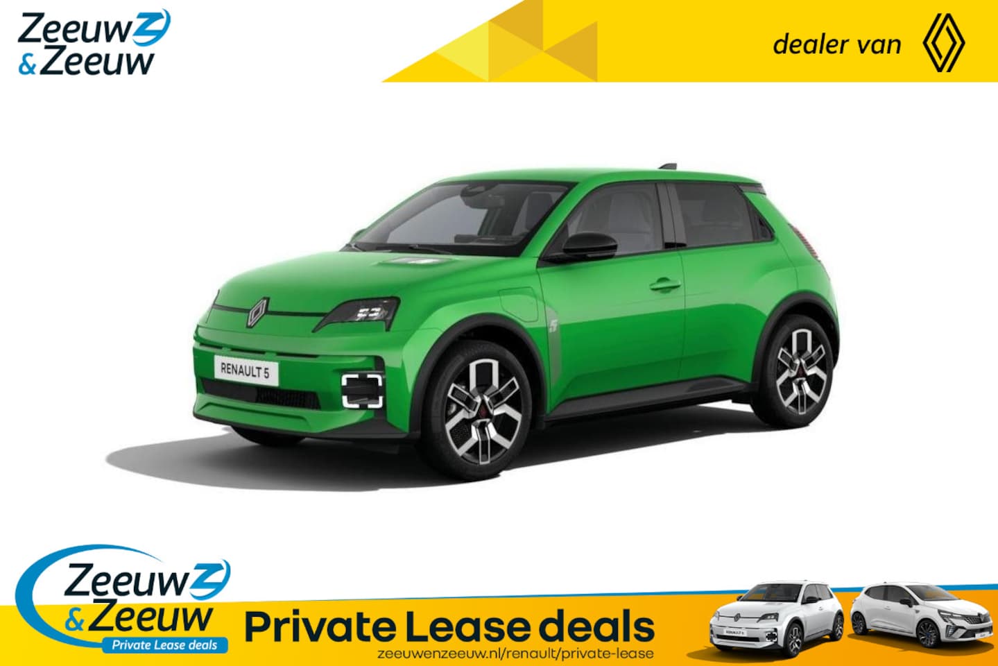 Renault 5 - (Z&Z Renault Private Lease vanaf €379,-) urban range techno 40 kWh | Auto van het Jaar 202 - AutoWereld.nl