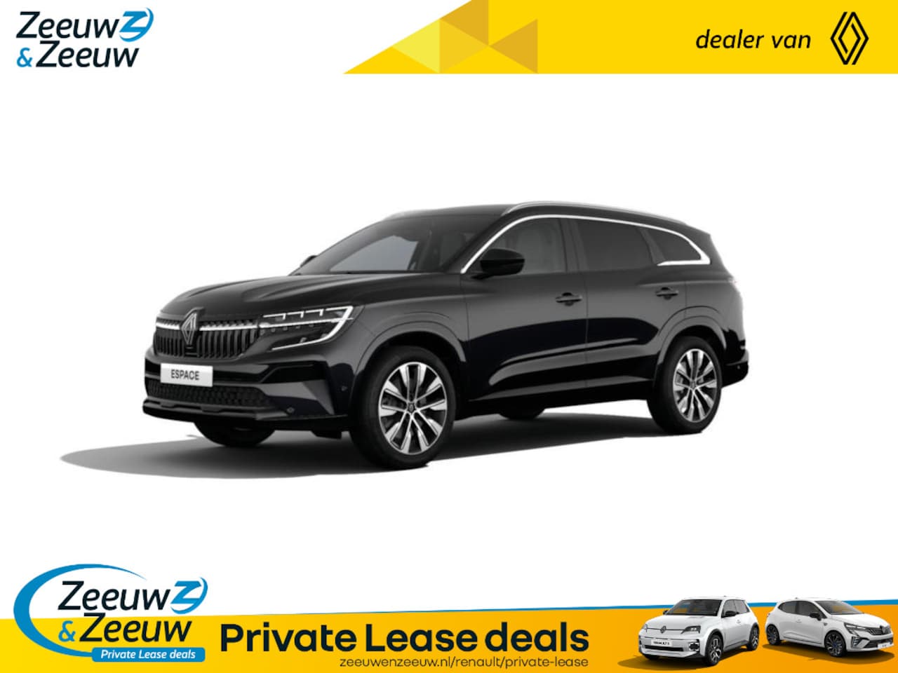 Renault Espace - E-Tech full hybrid 200 techno 7p. | Nu 2x uit voorraad leverbaar met €2.000,- EXTRA Zeeuw - AutoWereld.nl