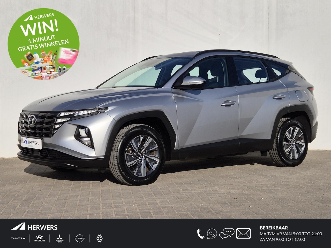 Hyundai Tucson - 1.6 T-GDI HEV 230Pk Comfort Automaat / 1650KG Trekgewicht / Navigatie / Achteruitrijcamera - AutoWereld.nl