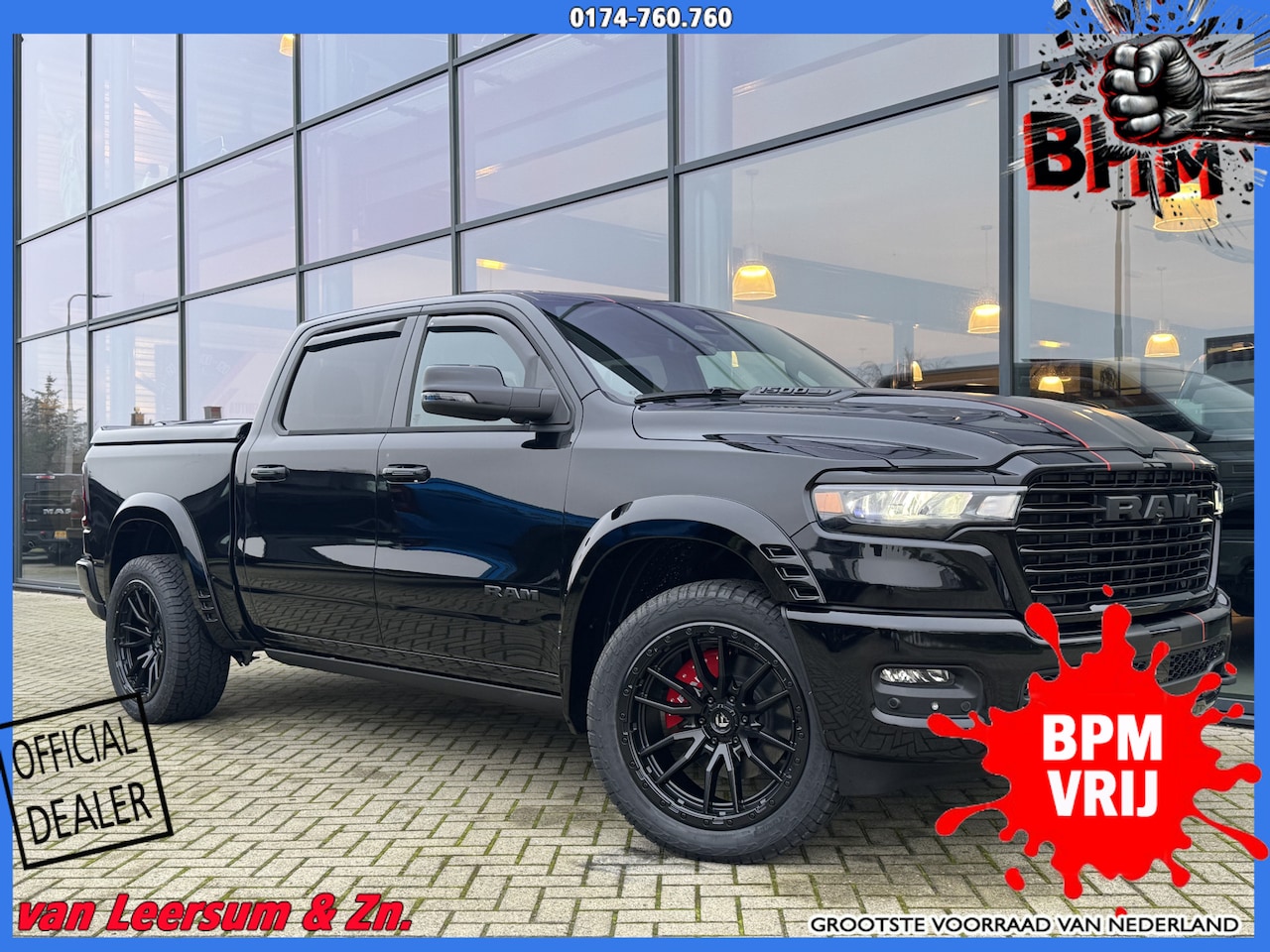 Dodge Ram - Laramie Night XXL Hurricane | Pano | H&K | Passenger Screen | - AutoWereld.nl