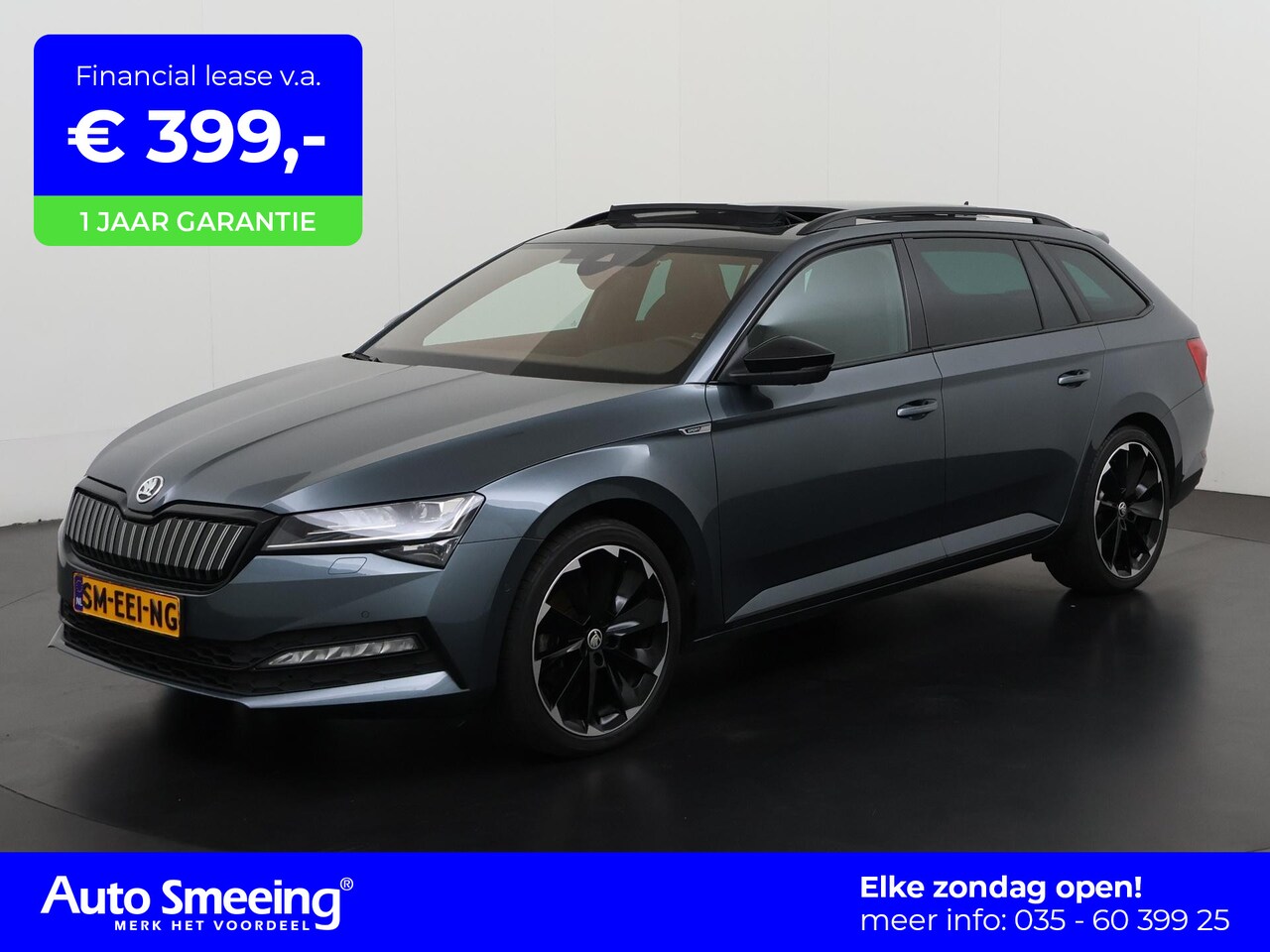 Skoda Superb Combi - 1.4 TSI iV Sportline | Panoramadak | Trekhaak | Area View | Sound Canton | Zondag Open! - AutoWereld.nl