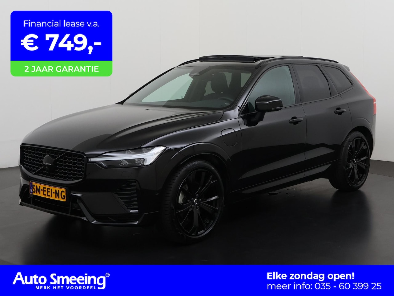 Volvo XC60 - T6 Recharge AWD Plus Black Edition | Luchtvering | Nappa leder | 360 Camera | Harman/Kardo - AutoWereld.nl