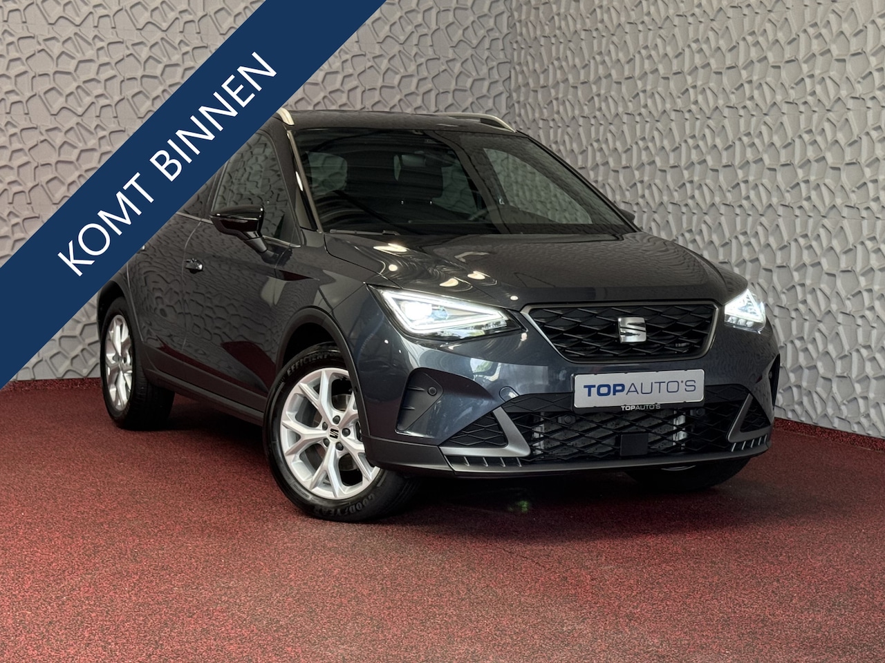 Seat Arona - TSI FR BI-COLOR 115PK LED VIR.COCKPIT CAMERA ADAP.CRUISE 17''LMV 12/2024 - AutoWereld.nl