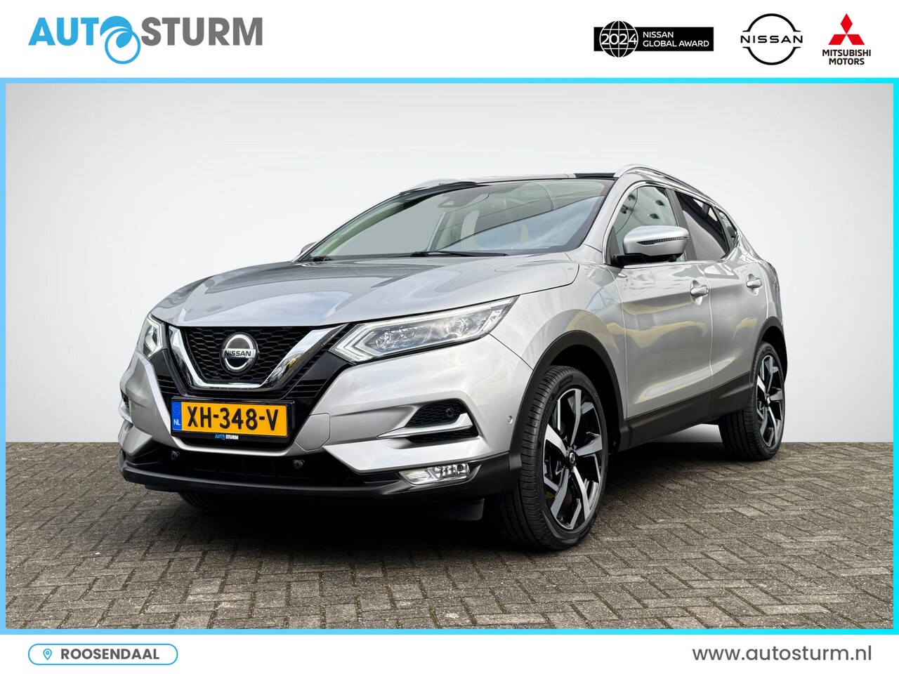 Nissan Qashqai - 1.2 Tekna | Trekhaak | Panoramadak | Navigatie | 360° Camera | Stoelverwarming | LED Kopla - AutoWereld.nl