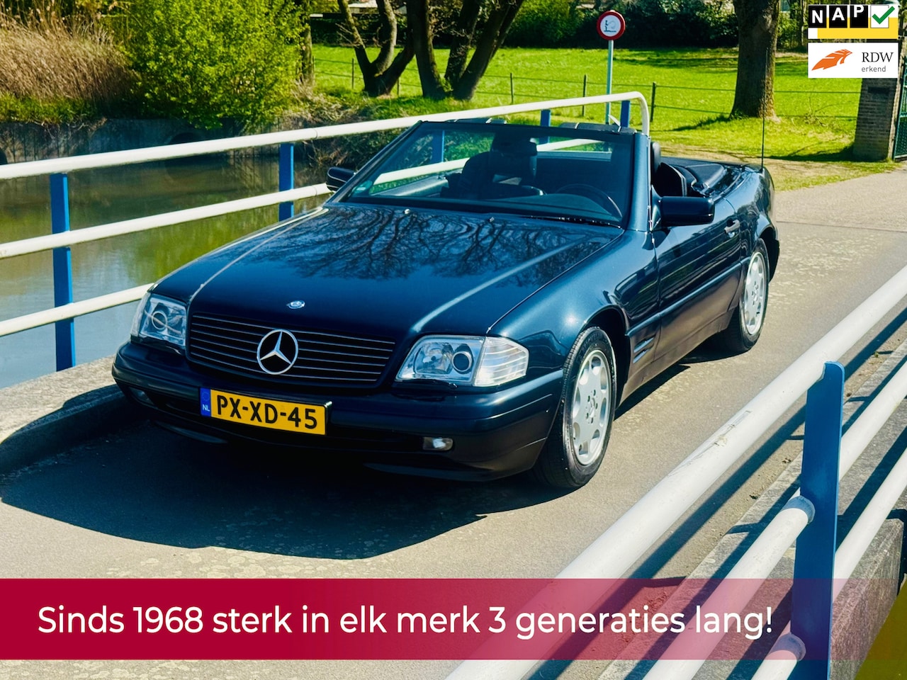 Mercedes-Benz SL-klasse Cabrio - 500 AUTOMAAT! Dealer ONDERHOUDEN! NL AUTO 3e eigenaar! uitmuntende staat! - AutoWereld.nl