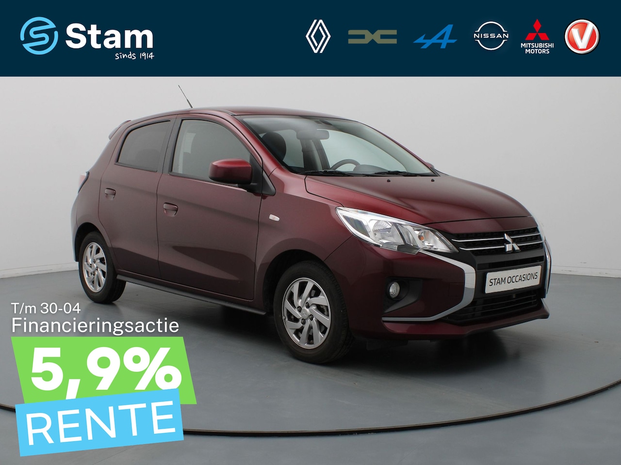 Mitsubishi Space Star - 71pk Dynamic AUTOMAAT Climate control | Navig - AutoWereld.nl