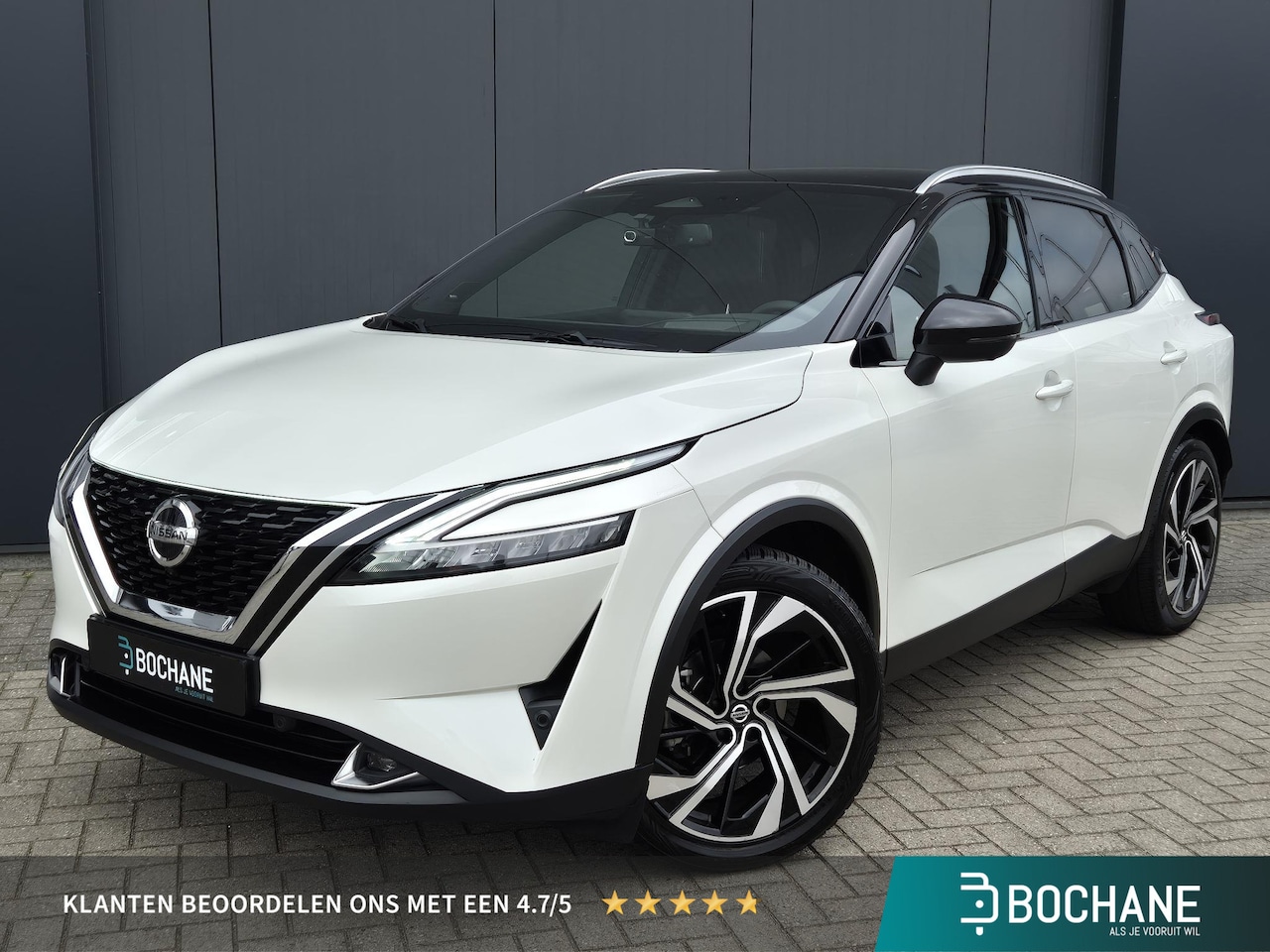 Nissan Qashqai - 1.3 MHEV Xtronic Tekna Plus | Stoelverwarming | Achteruitrij camera | Navigatie | Panorama - AutoWereld.nl