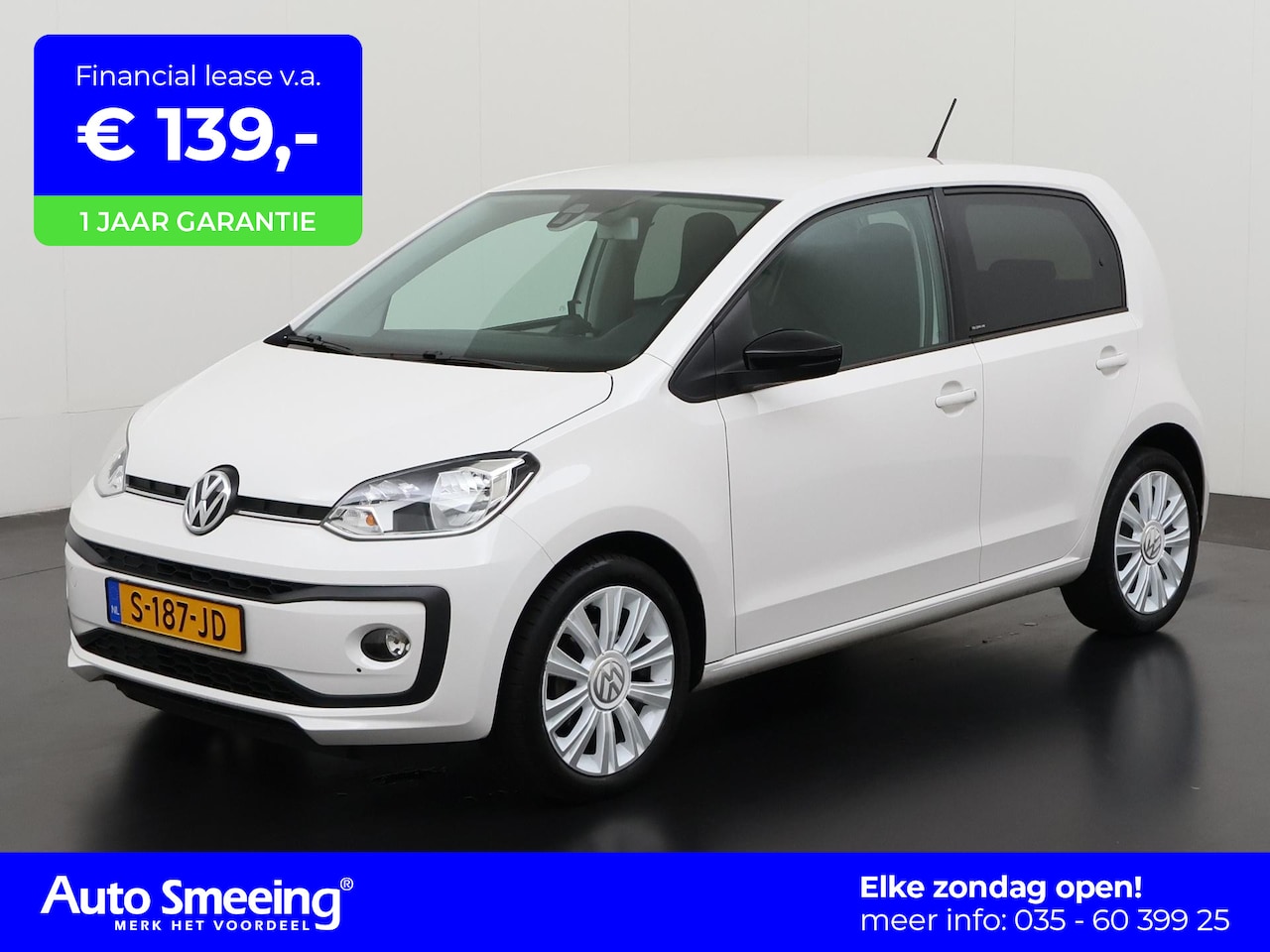 Volkswagen Up! - 1.0 | Stoelverwarming | Parkeersensor | 12 mnd Garantie | - AutoWereld.nl