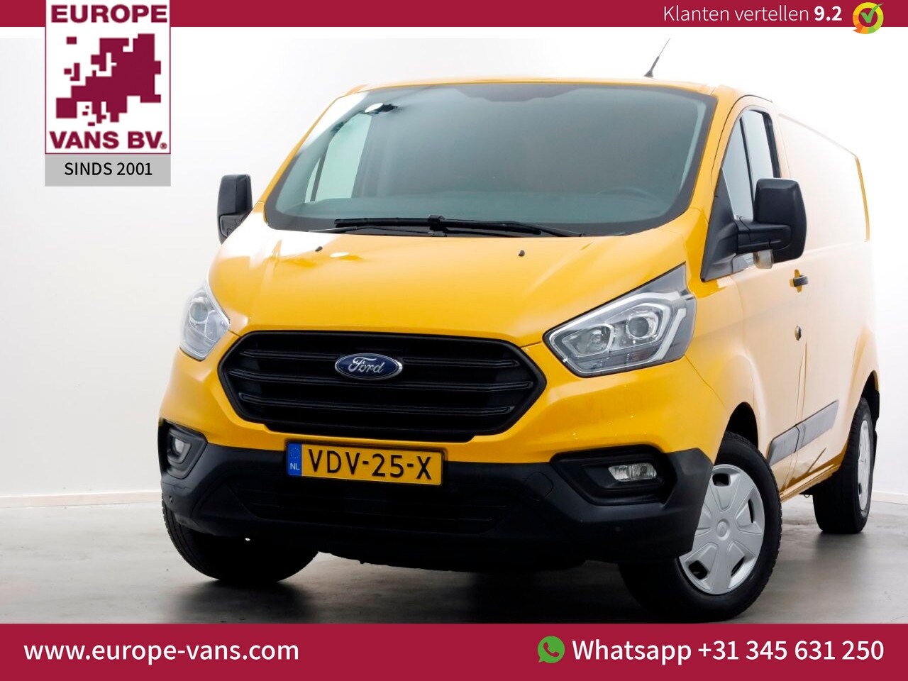 Ford Transit Custom - 340 2.0 TDCI 130pk L2H1 Trend Airco/Trekhaak 2800kg 01-2020 - AutoWereld.nl