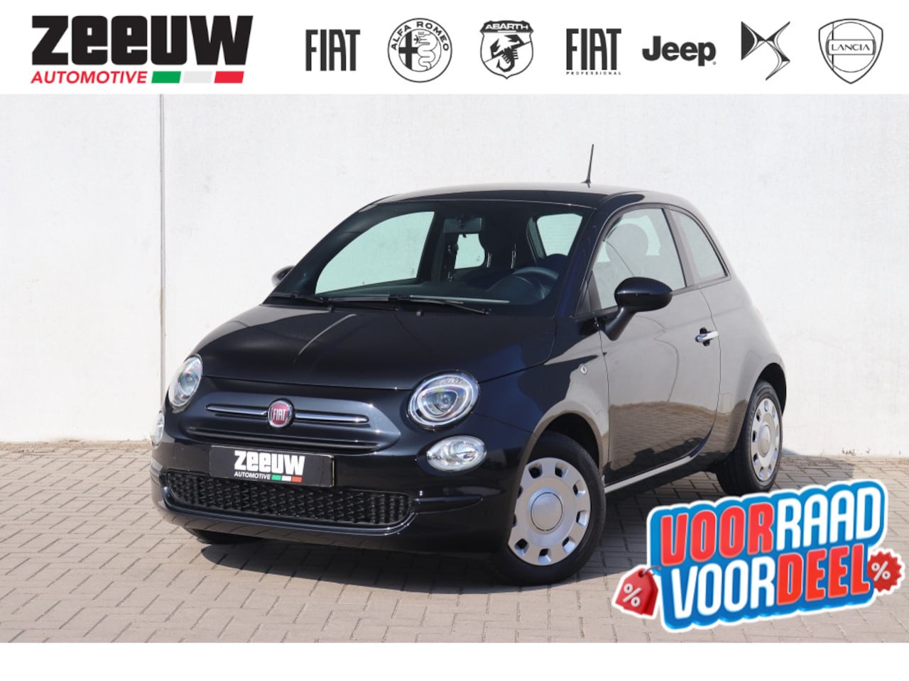 Fiat 500 - 1.0 Hybrid 70 PK Club | Apple Carplay | Airco - AutoWereld.nl