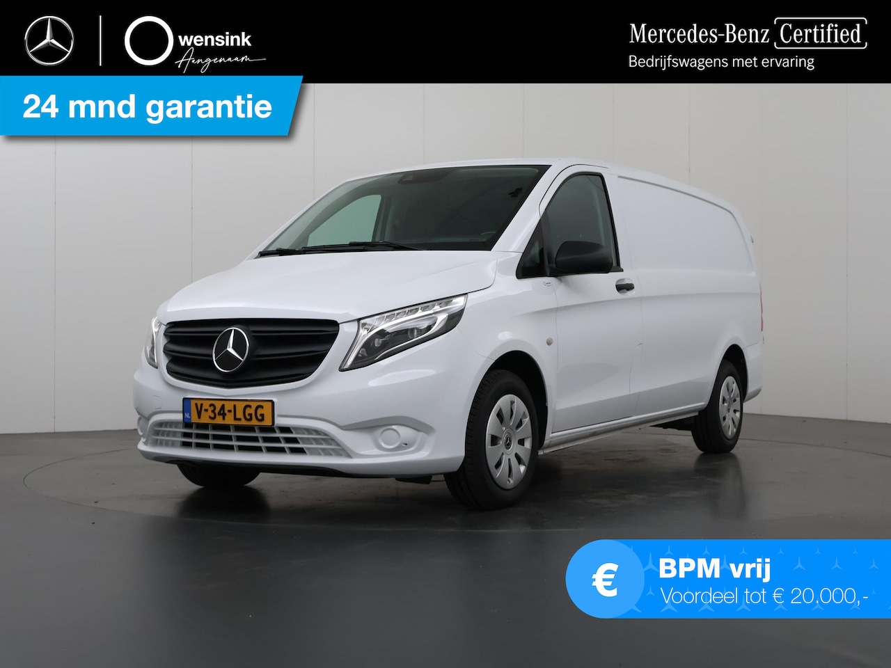 Mercedes-Benz Vito - 116 CDI L2 Lang | Aut. | Navigatie | Parkeercamera | Stoelverwarming | Cruise Control | Tr - AutoWereld.nl