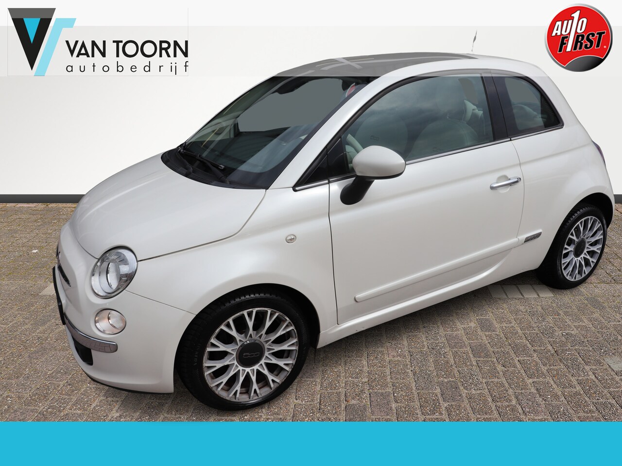 Fiat 500 - 0.9 TwinAir Turbo Lounge. Panoramadak. - AutoWereld.nl