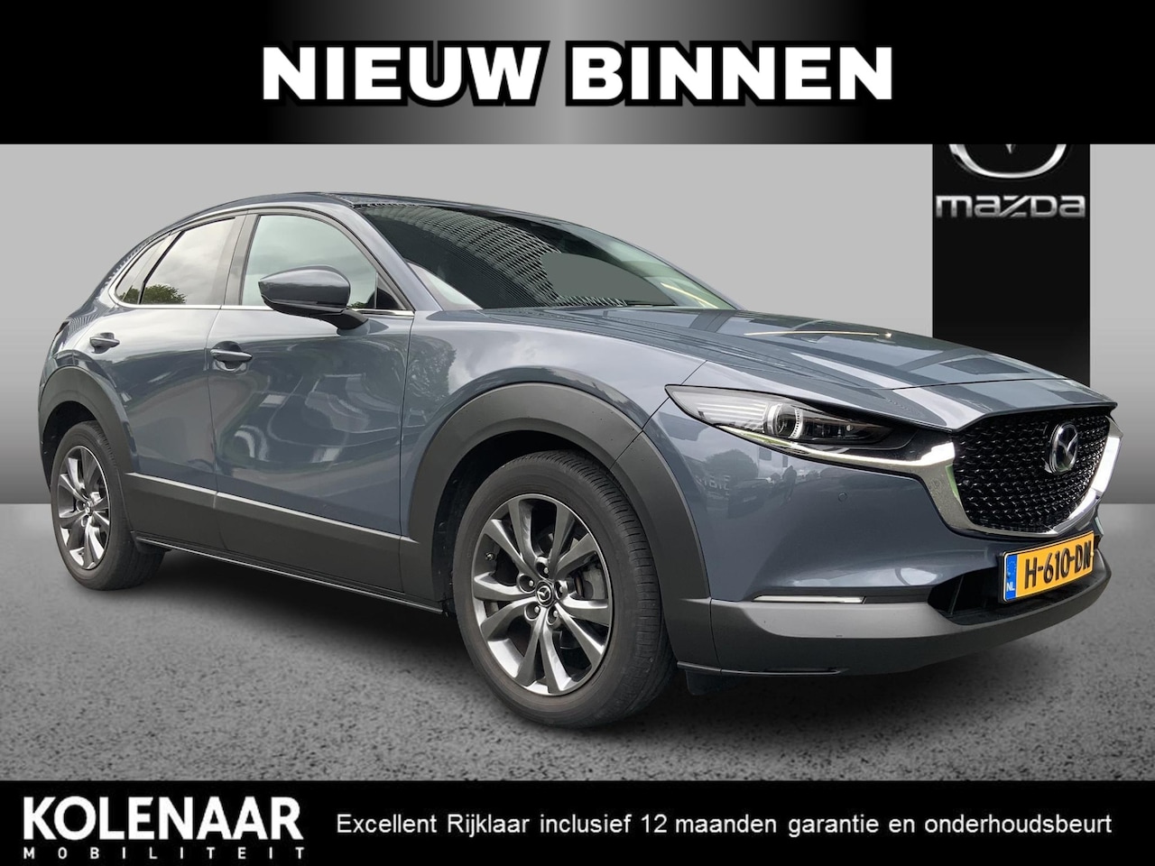 Mazda CX-30 - 2.0 e-Sky-X Luxury Trekhaak/Leder/head Up/Navi/Ad. Cruise - AutoWereld.nl