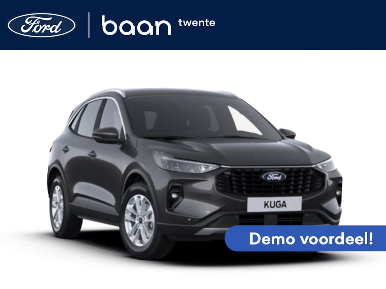 Ford Kuga - 2.5 PHEV 243 PK Titanium | Verwacht 6-2025 | Demo Voordeel |Stoelverwarming | Stuurverwarm - AutoWereld.nl