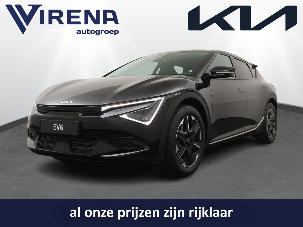 Kia EV6 - Light Edition 63 kWh - Nieuw model - Navigatie - Adaptive Cruise Control - Stoel/Stuur ver - AutoWereld.nl